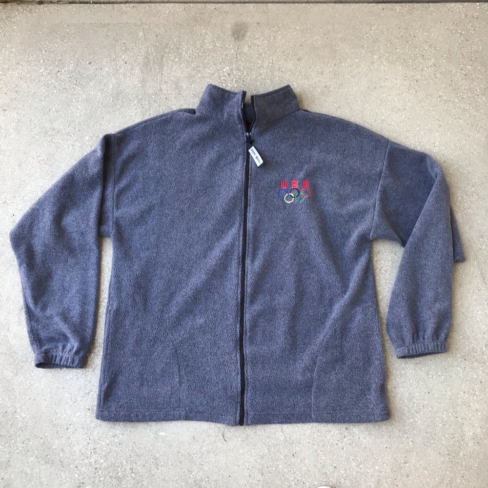 USA Olympics Zip Up Sweater